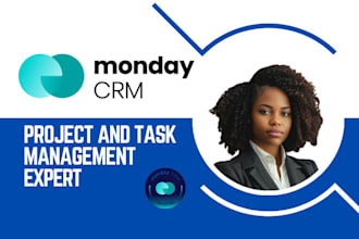 setup monday CRM, com, task, project, dev, automations, integration, ai expert