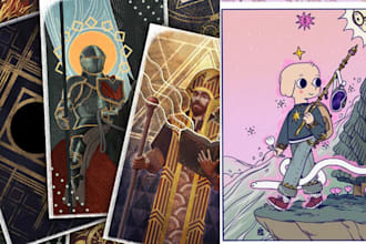 design a custom tarot card