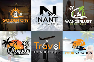 make travel, vacation, agency, hotel and adventure logo or any graphics design