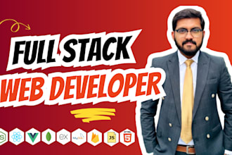 develop mern stack or mevn stack apps using reactjs vuejs mongodb and nodejs