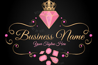 design beautiful jewelry logo with free revisions and vector file
