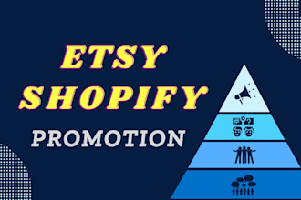 promote and marketing your etsy or shopify store through social media