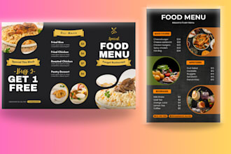design vegan or plant based menu or vegetarian
