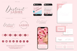 luxury signature logo, branding kit, and brand identity