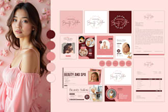 luxury signature logo, branding kit, and brand identity