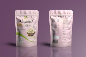 design packaging, pouch, box, label for you