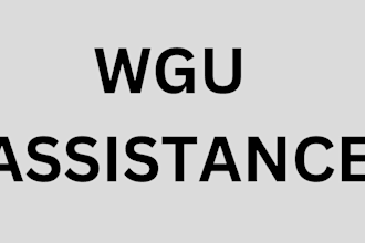 help with wgu pa, oa
