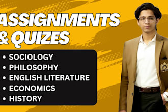 tutor you in sociology, philosophy, history and english literature