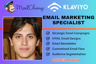 setup klaviyo mailchimp email campaigns flows integration html automations