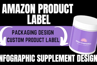 do amazon product label amazon infographic supplement label product infographic