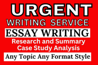 do case study analysis, apa paper, assignment, research and summary writing