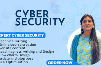 write any cyber security articles and projects within 24 hours