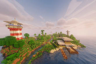 professionally build anything for you in minecraft