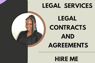 draft and review legal contracts, agreements, lease, nda, policy etc