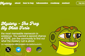 meme coin website meme coin landing page memecoin meme coin crypto token website