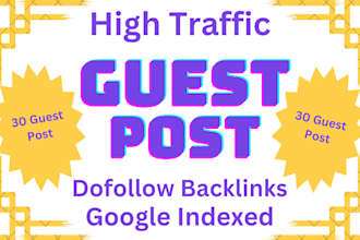 do SEO dofollow guest post backlinks with a guarantee