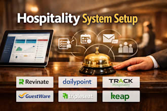 setup hotel CRM revinate dailypoint track hospitality guestware tripleseat keap