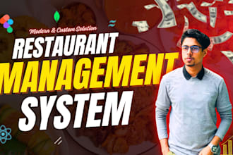 design and develop a complete responsive restaurant website with modern UI UX