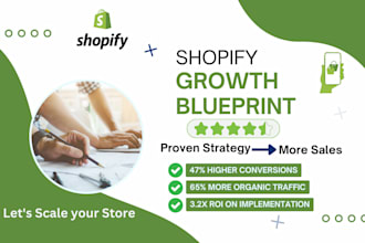 create custom shopify growth blueprint and optimization roadmap proven results
