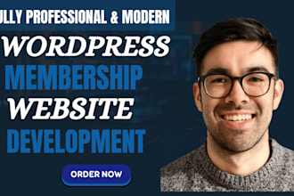 build a custom wordpress membership or lms membership website with learndash