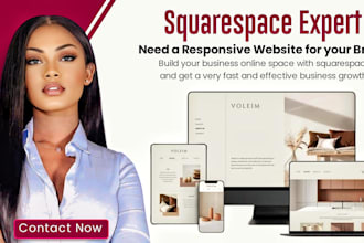 build squarespace website design, squarespace website redesign for squarespace