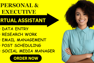 be your long term personal administrative executive virtual assistant