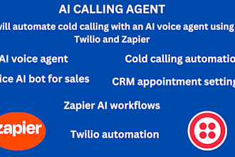 automate cold calling with an ai voice agent using twilio and zapier