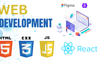 do web development in javascript and react