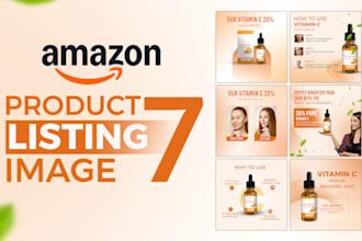 design amazon product listing images, a plus content and ebc