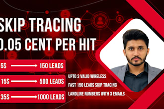 do accurate bulk skip tracing for real estate within 12 hrs