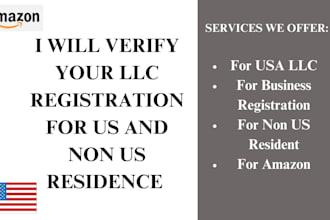 set up your amazon llc for USA residents and non USA residents in wyoming