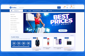 build your multivendor ecommerce store with  website, android and IOS apps