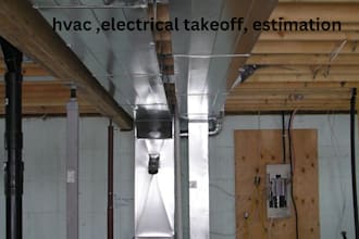 do detail  hvac ,electrical takeoff, cost estimation for all types of projects