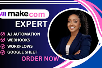 setup make com automation, ai agent, make automation, n8n workflow