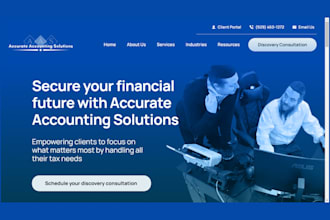 build credit repair website bookkeeping landing page bookkeeping website