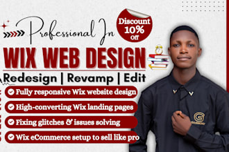 build wix website redesign ecommerce wix website design fix wix studio website