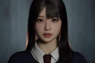 create a realistic or stylized 3d character, rig and animate for games and films