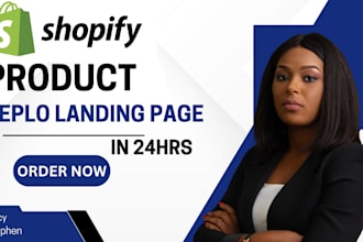 build shopify product landing page by replo, gempage, pagefly
