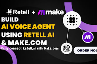 create retell ai voice calling agent outbound calling agent connect make com ghl
