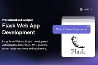 build a scalable and secure flask web app for you