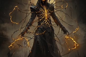draw your own character from a science fiction, fantasy, horror, or thriller