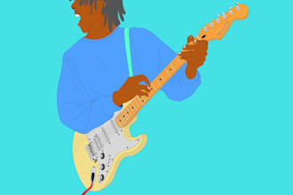 record electric guitar solo