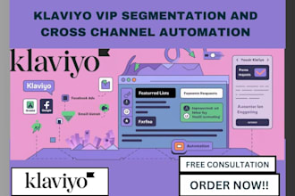 setup klaviyo VIP segmentation crosschannel ads review requests birthday emails
