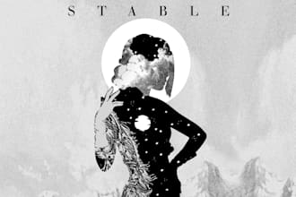 draw an illustrative album cover single cover artwork
