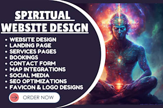 build spiritual website reiki tarot reading website spiritual product store