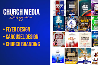 design professional church flyers, ministry posters, and sermon series graphics