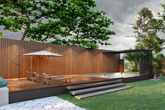 landscape design, backyard, deck patio, 2d site plan as landscape architect
