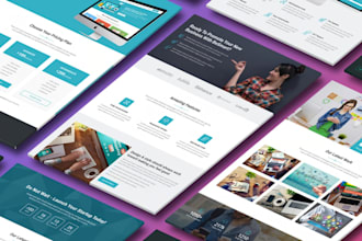design a landing page, or sales page