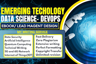 write on artificial intelligence ebook, data science robotics, ebook ghostwriter