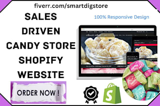 design candy store fast food cookies bakery website chocolate product packaging